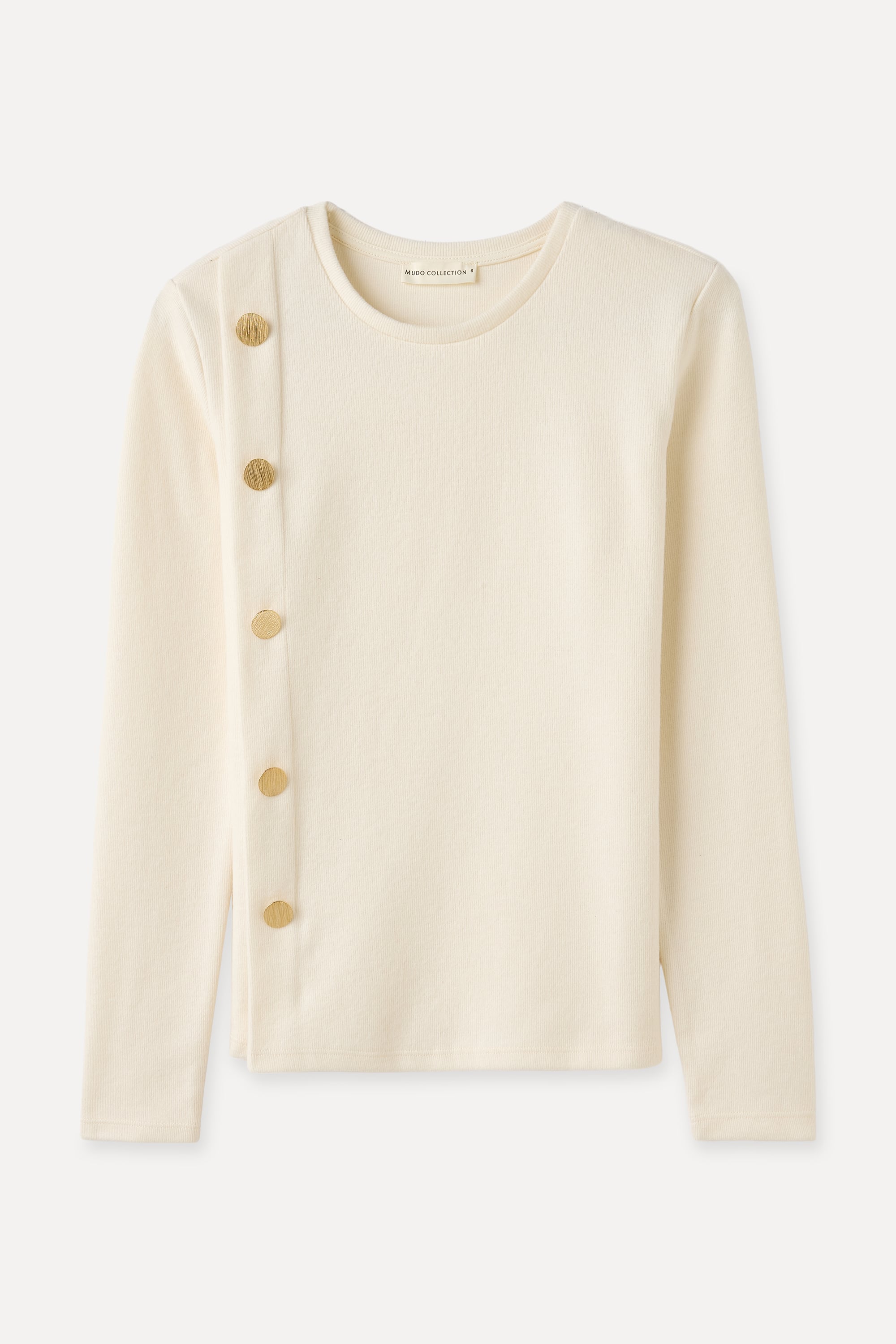 DÜĞME DETAYLI UZUN KOLLU BLUZ