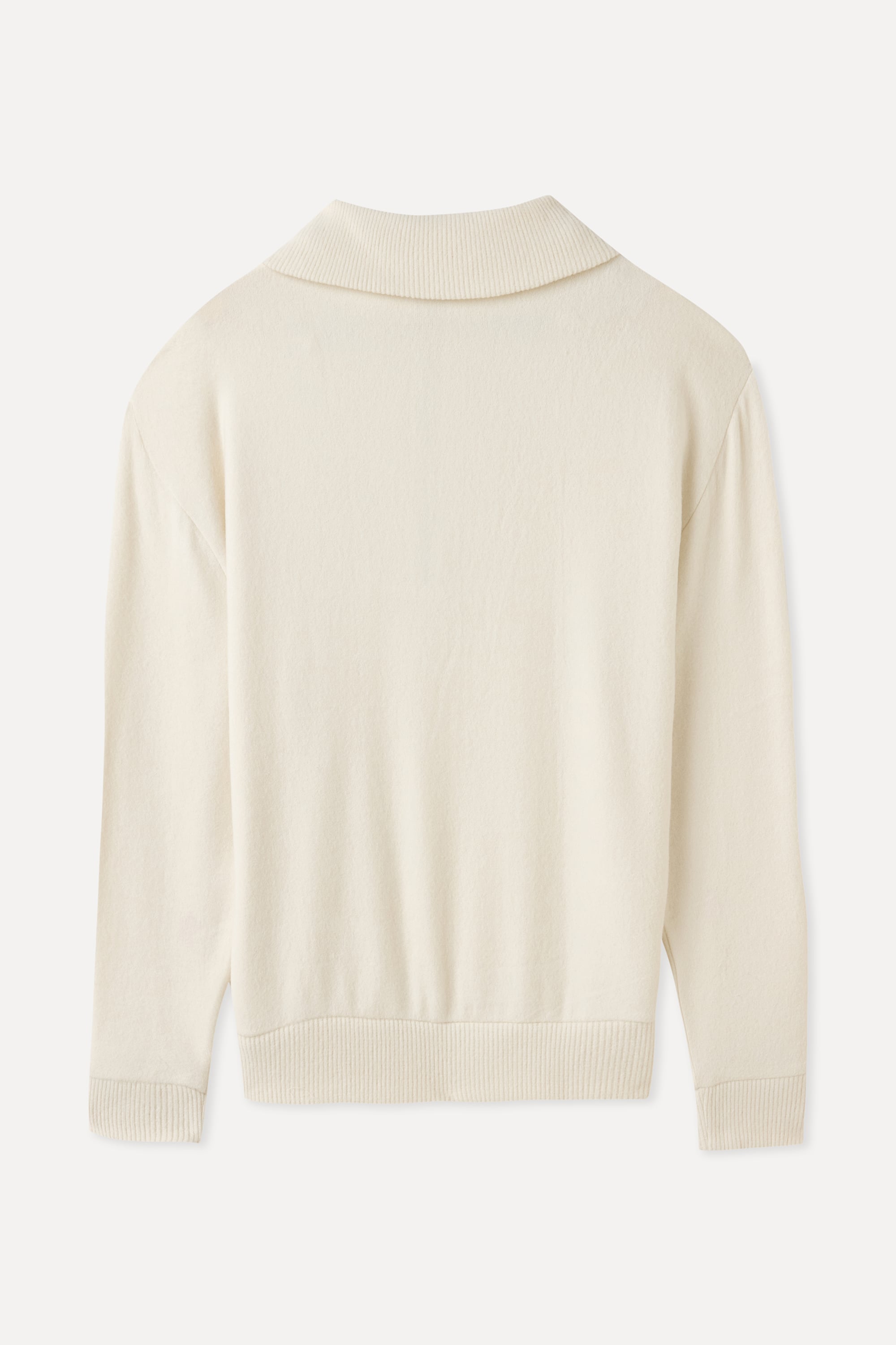 FERMUARLI DİK YAKA SWEATSHIRT