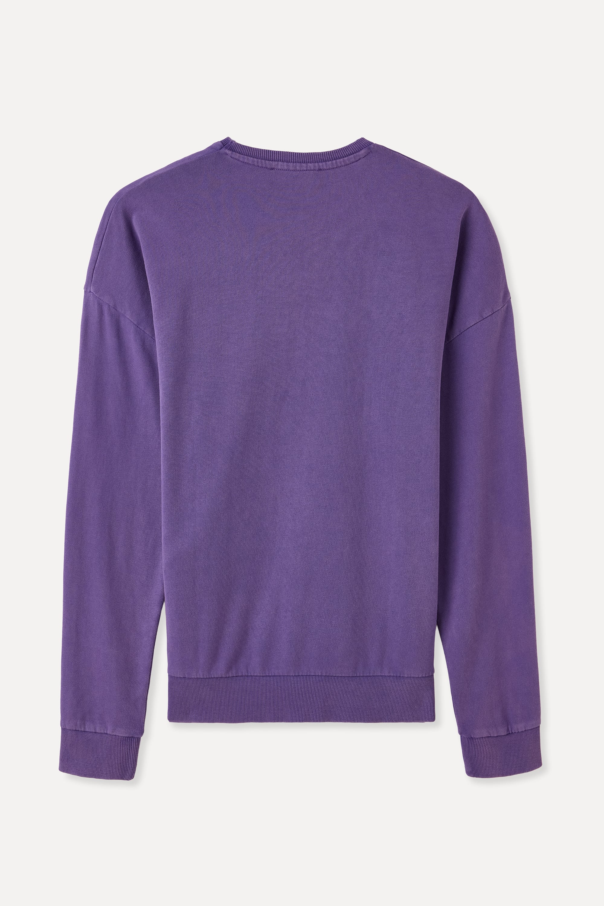 NAKIŞLI BİSİKLET YAKA SWEATSHIRT