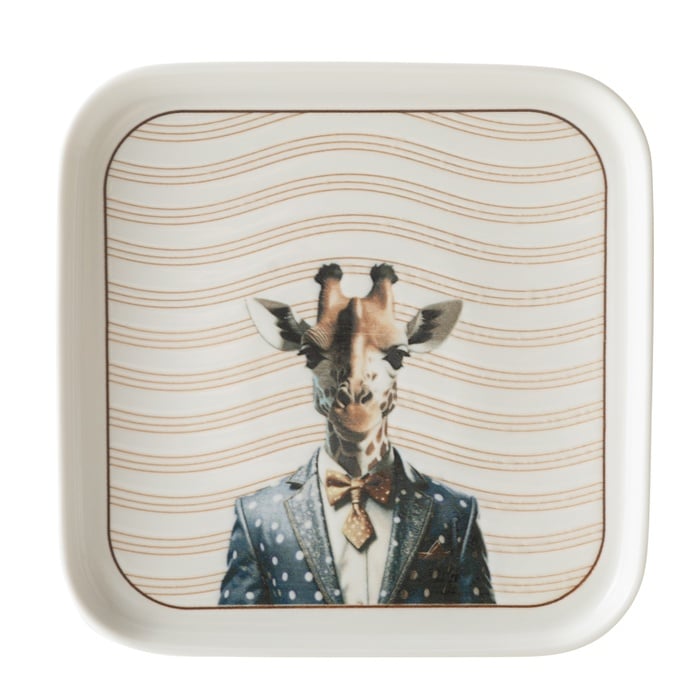 ICONIC KARE TABAK 22CM-GIRAFFE
