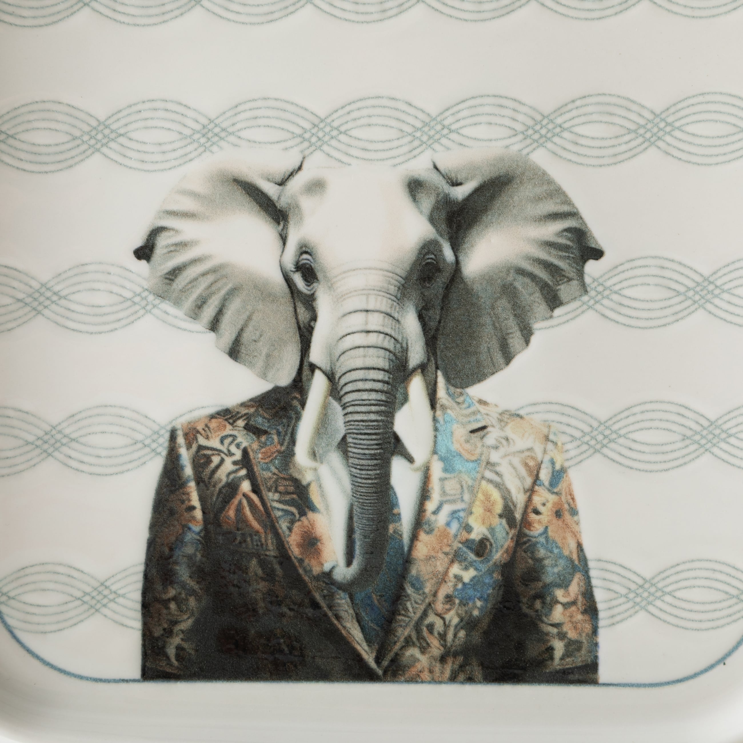 ICONIC KARE TABAK 22CM-ELEPHANT