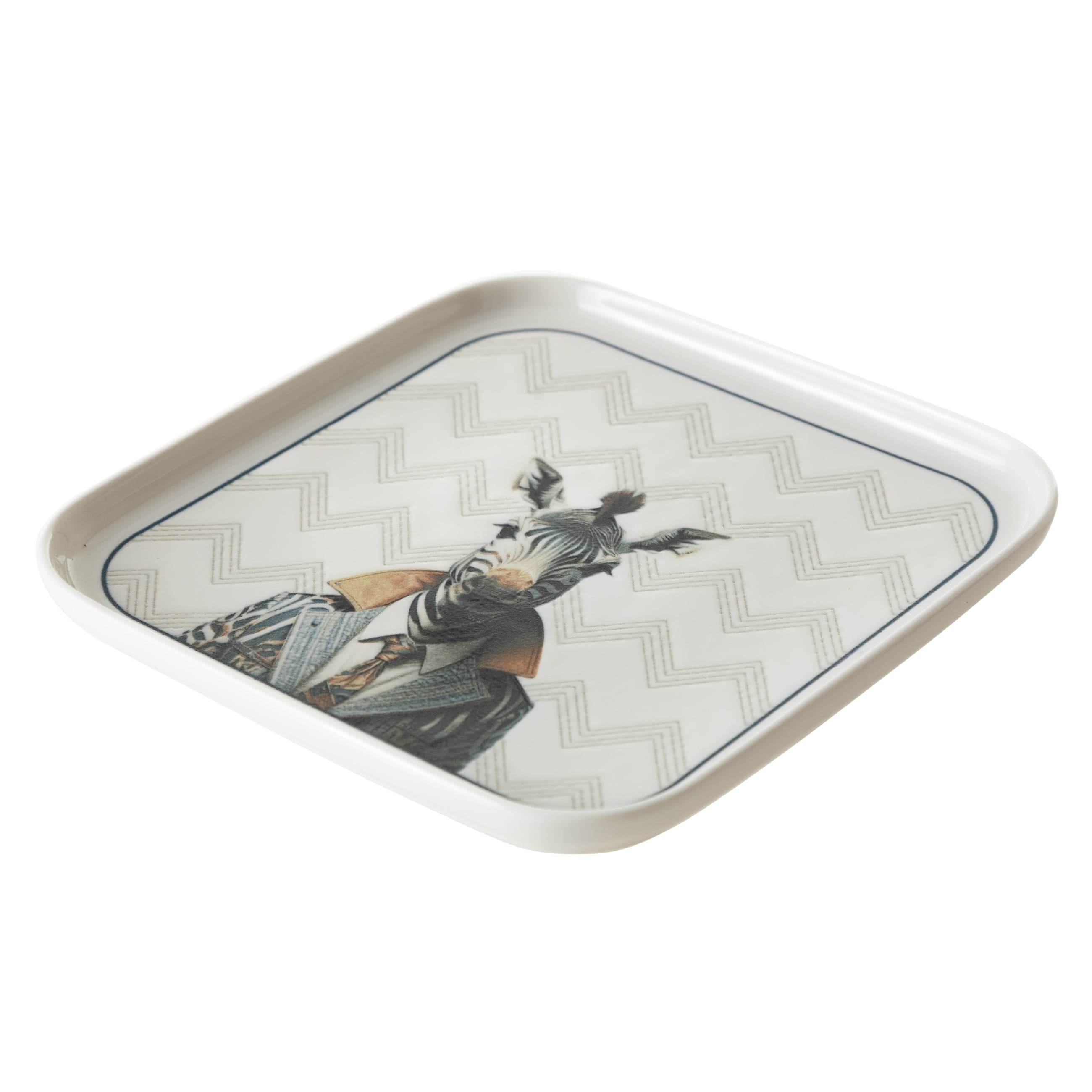 ICONIC KARE TABAK 22CM-ZEBRA