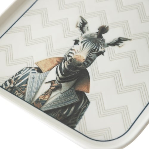  ICONIC KARE TABAK 22CM-ZEBRA