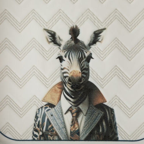  ICONIC KARE TABAK 22CM-ZEBRA