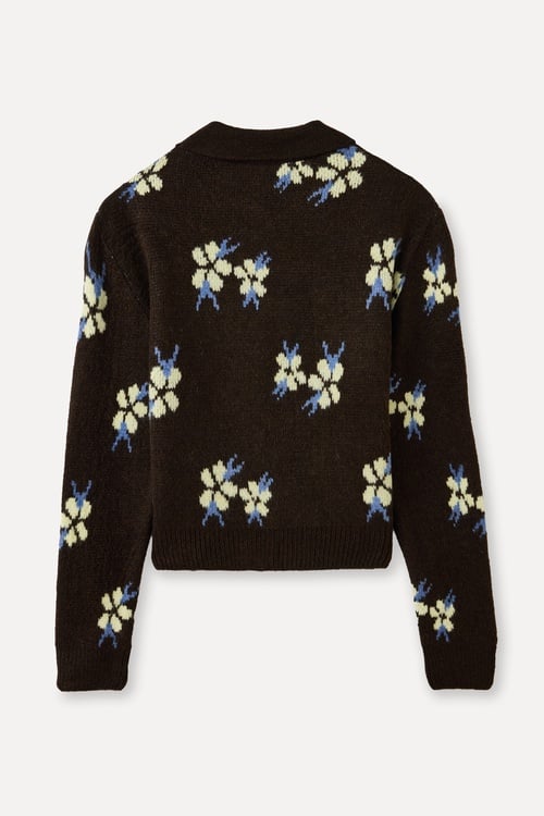  JAKARLI POLO YAKA DÜĞMELİ HIRKA