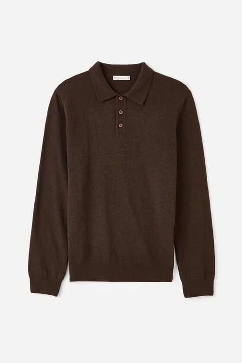 POLO YAKA YÜNLÜ KAZAK