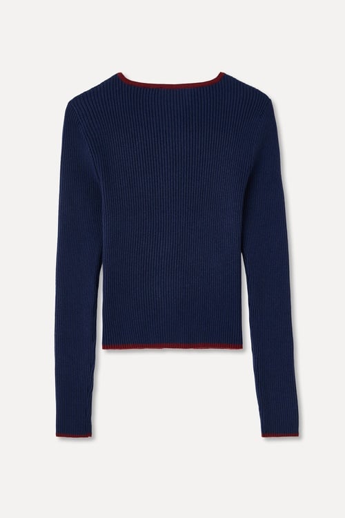  FITTED FERMUARLI BİSİKLET YAKA HIRKA