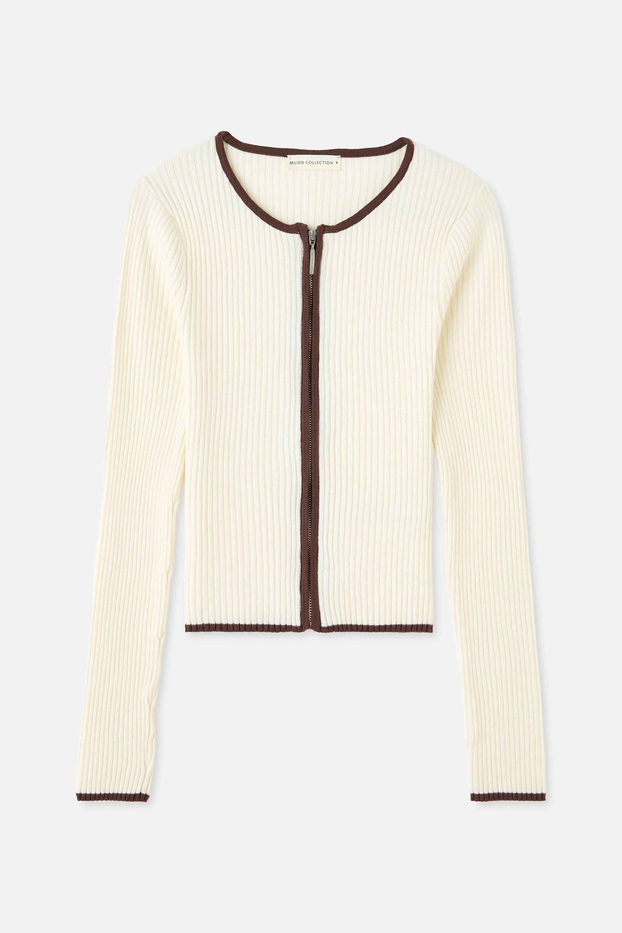 FITTED FERMUARLI BİSİKLET YAKA HIRKA