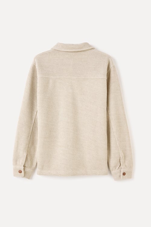 DÜĞMELİ CASUAL ÖRME CEKET