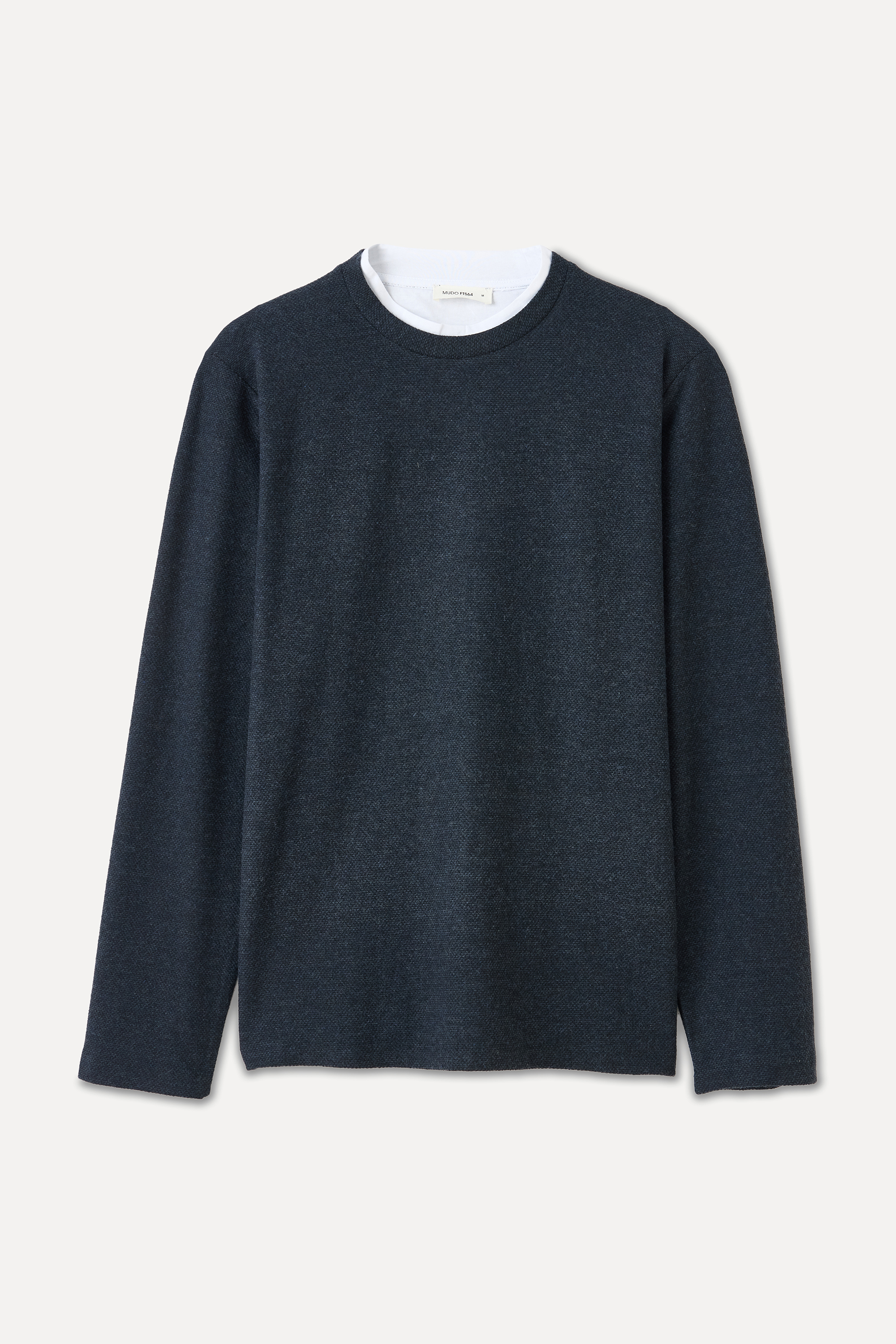 YAKA DETAYLI BİSİKLET YAKA SWEATSHIRT