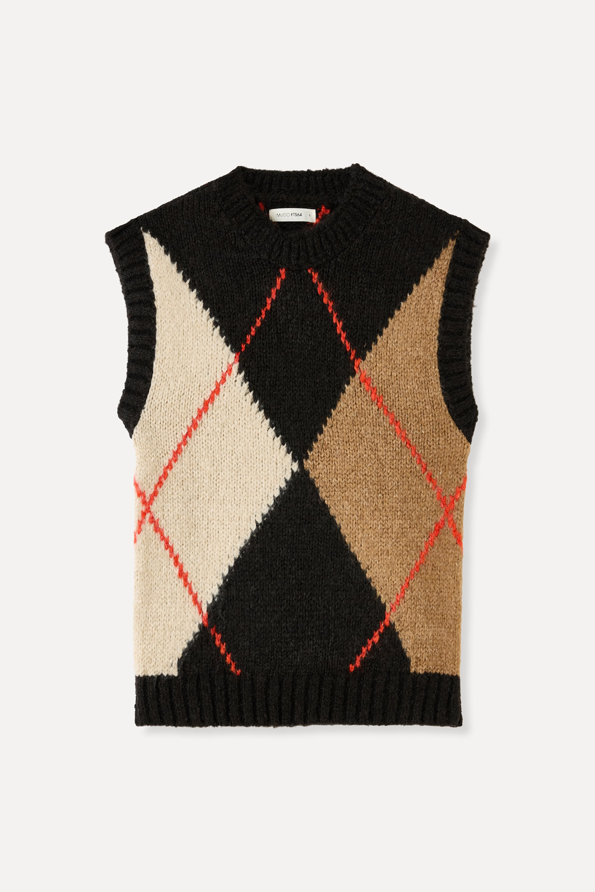 BAKLAVA DESENLİ BİSİKLET YAKA YELEK