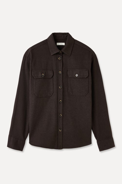 ÇİFT CEPLİ OVERSIZE FLANEL GÖMLEK