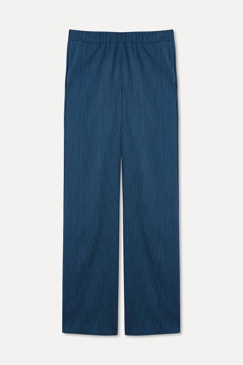 WIDE LEG BELİ LASTİKLİ PANTOLON