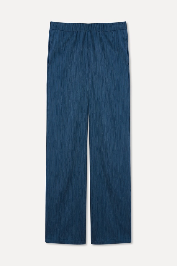 WIDE LEG BELİ LASTİKLİ PANTOLON