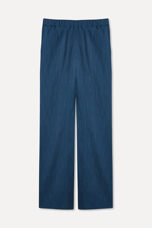 WIDE LEG BELİ LASTİKLİ PANTOLON