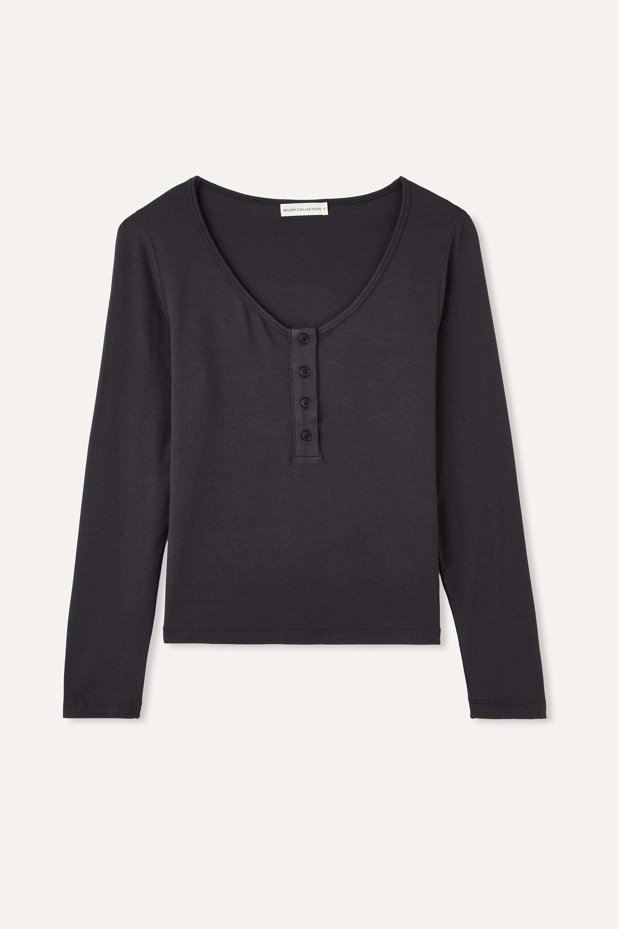 FITTED MODAL UZUN KOLLU T-SHIRT