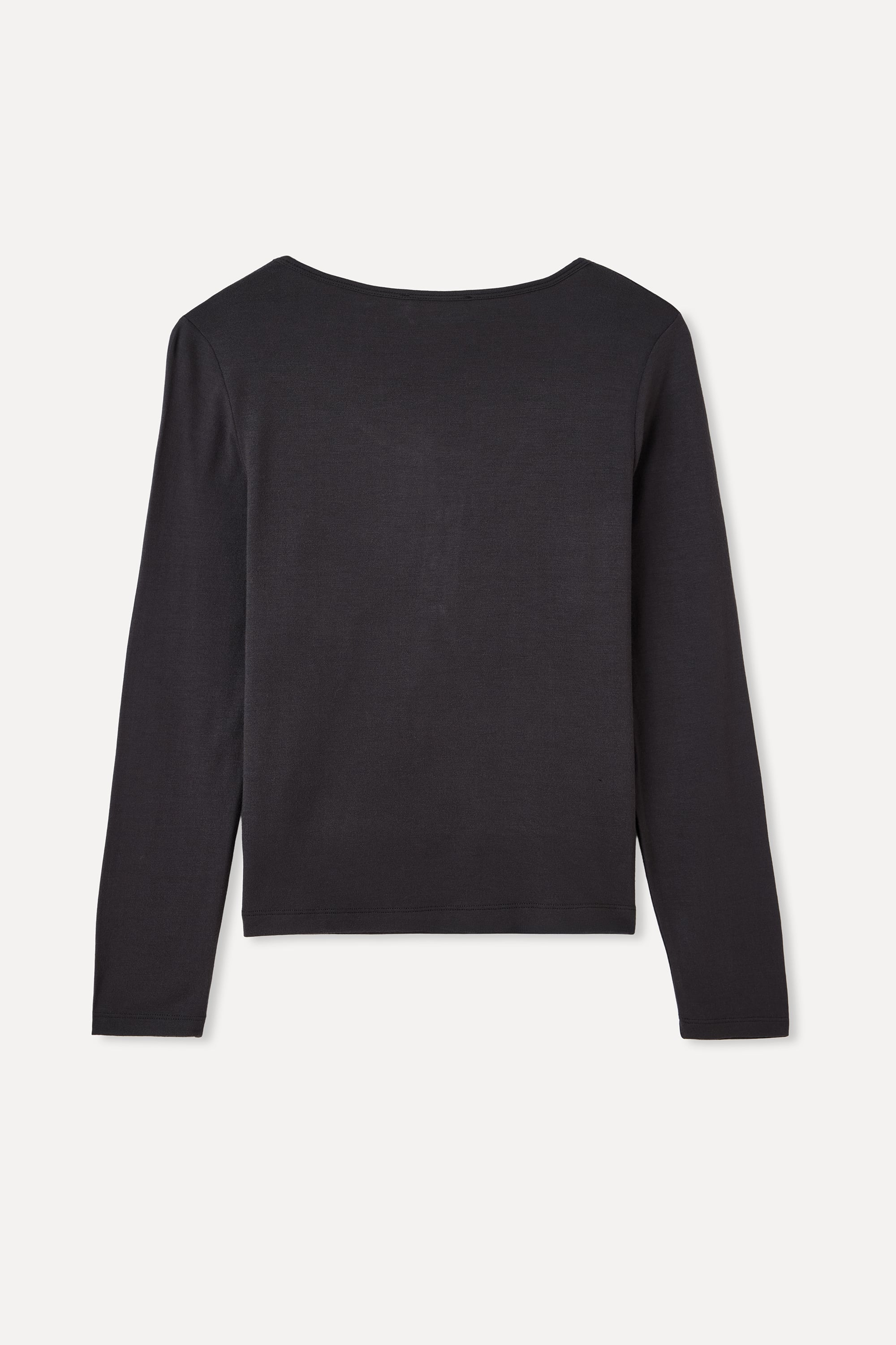 FITTED MODAL UZUN KOLLU T-SHIRT