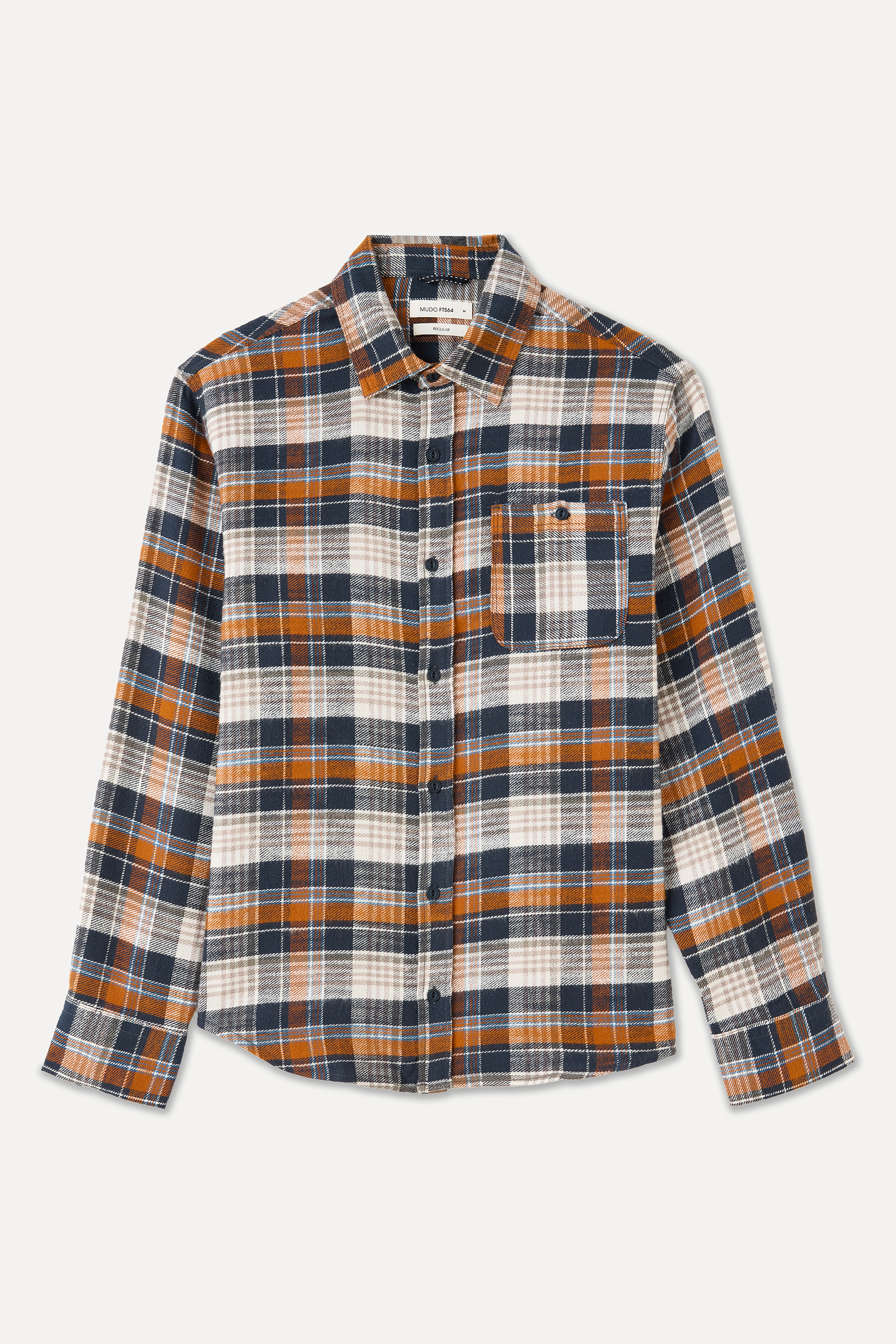 REGULAR FIT EKOSELİ UZUN KOLLU GÖMLEK