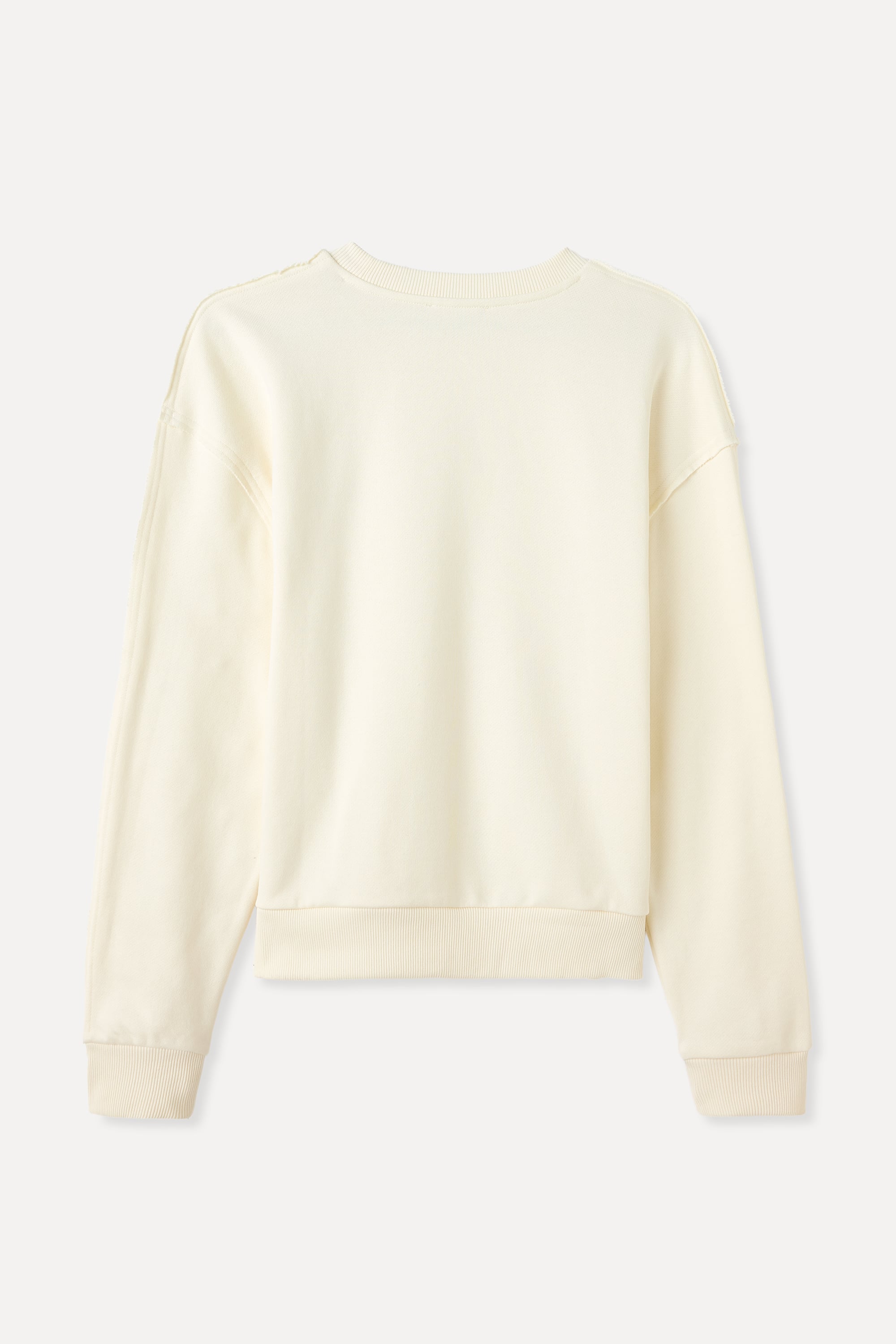 LOOSE FIT BİSİKLET YAKA TAŞLI SWEATSHIRT