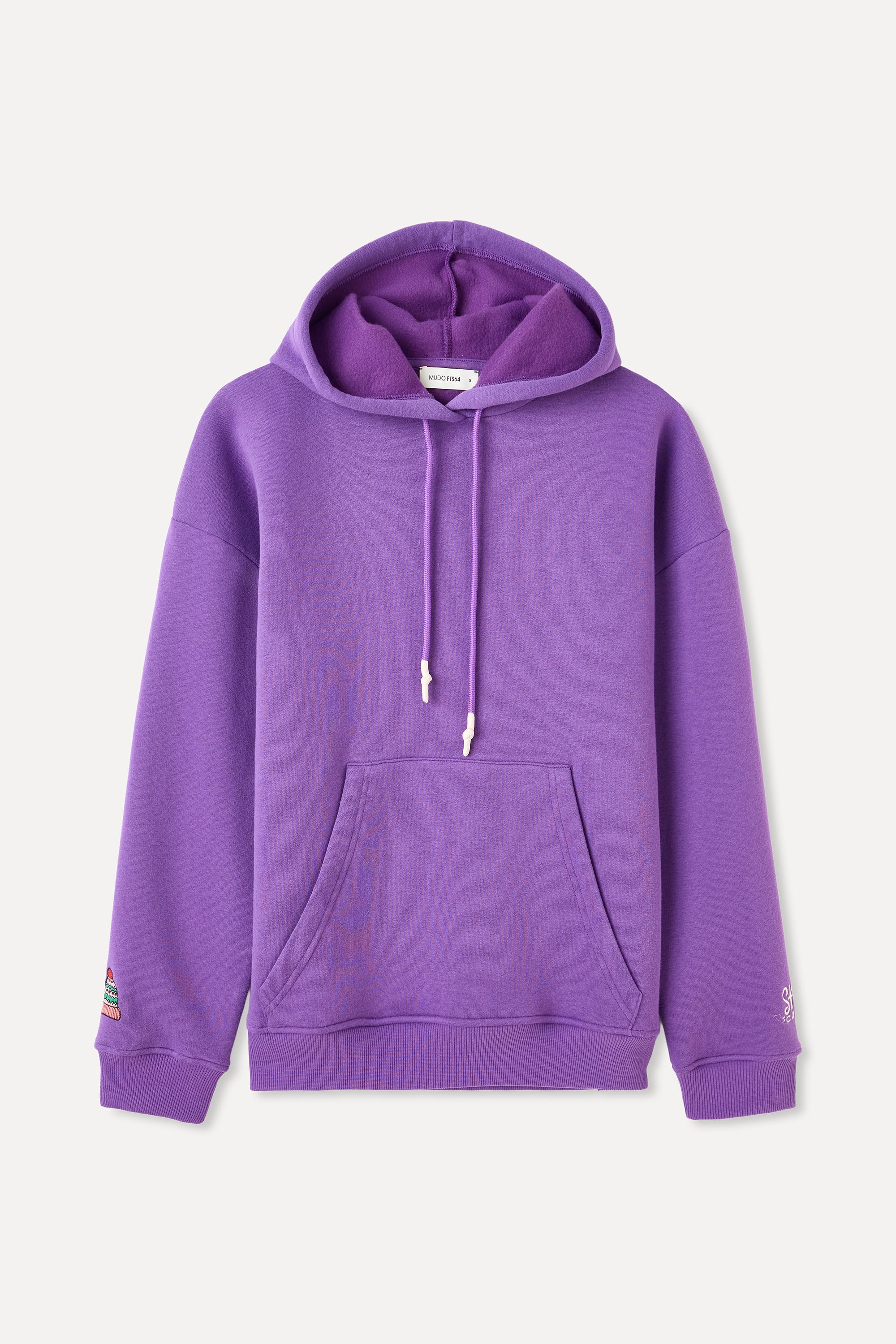 NAKIŞLI KAPÜŞONLU SWEATSHIRT