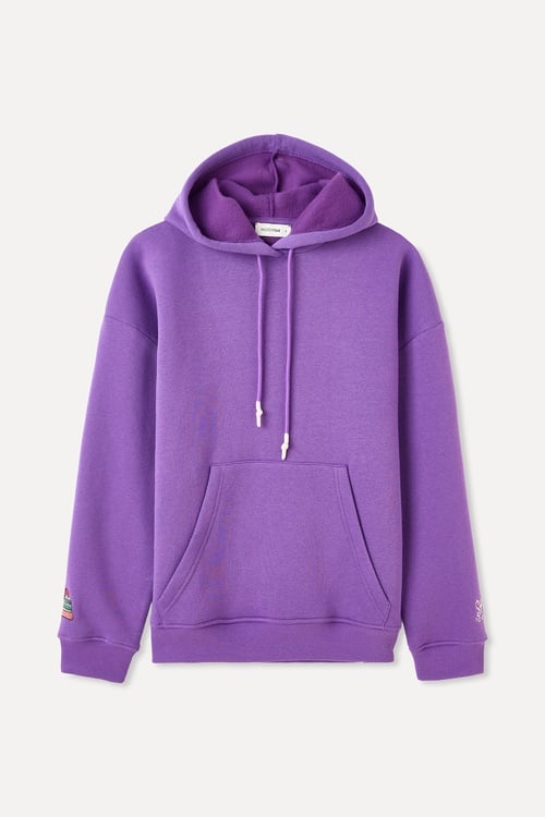 NAKIŞLI KAPÜŞONLU SWEATSHIRT