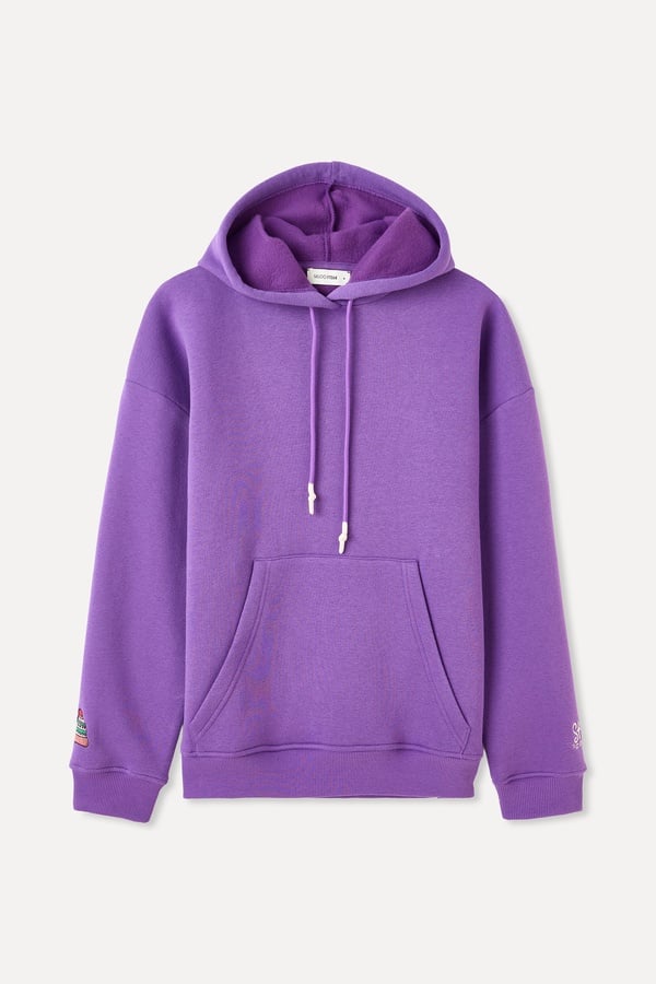 NAKIŞLI KAPÜŞONLU SWEATSHIRT