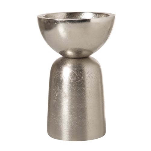 CANDELA MUMLUK SILVER  12X18 CM