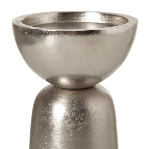 CANDELA MUMLUK SILVER  12X18 CM