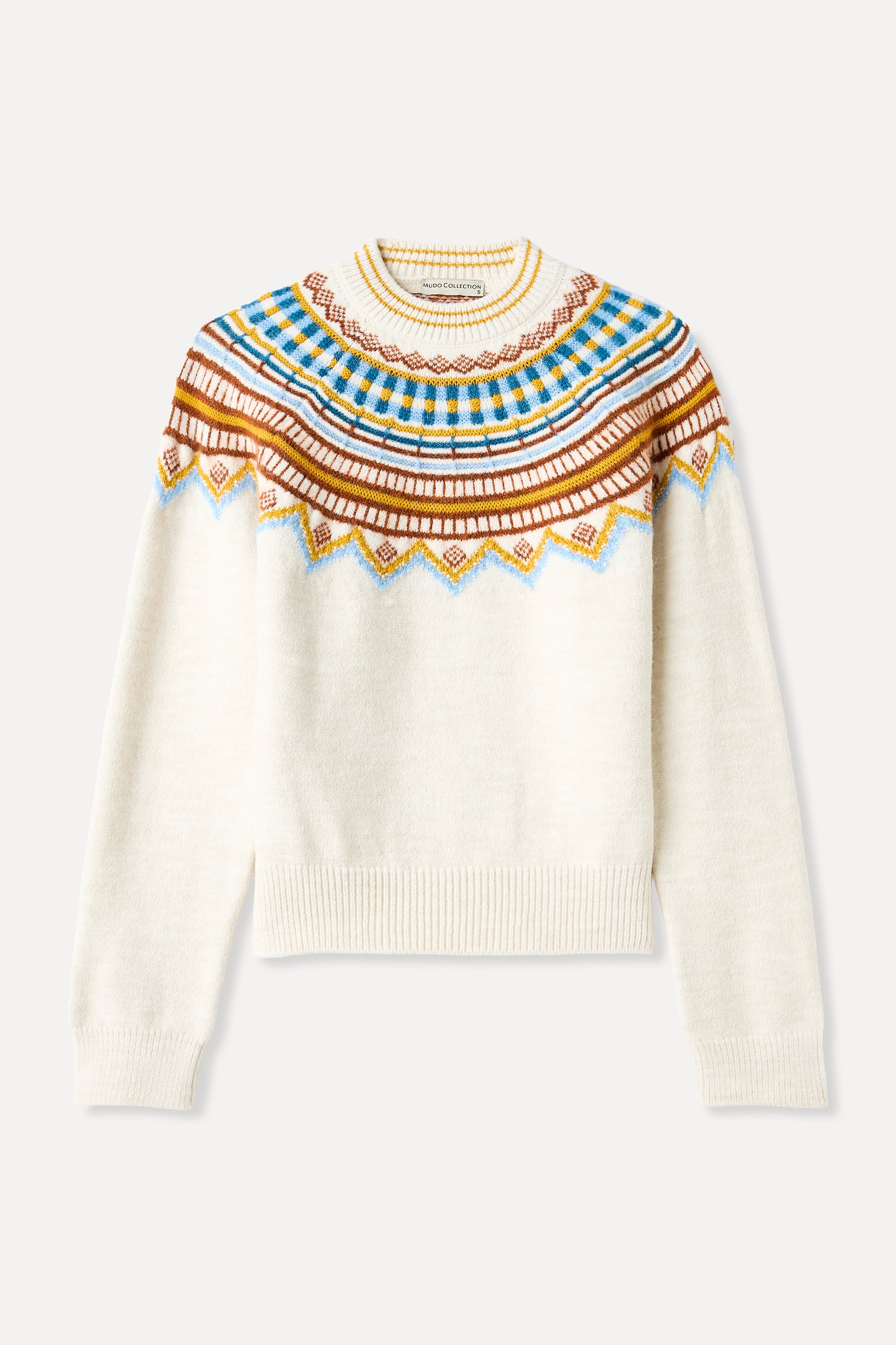 JAKARLI DİK YAKA KAZAK