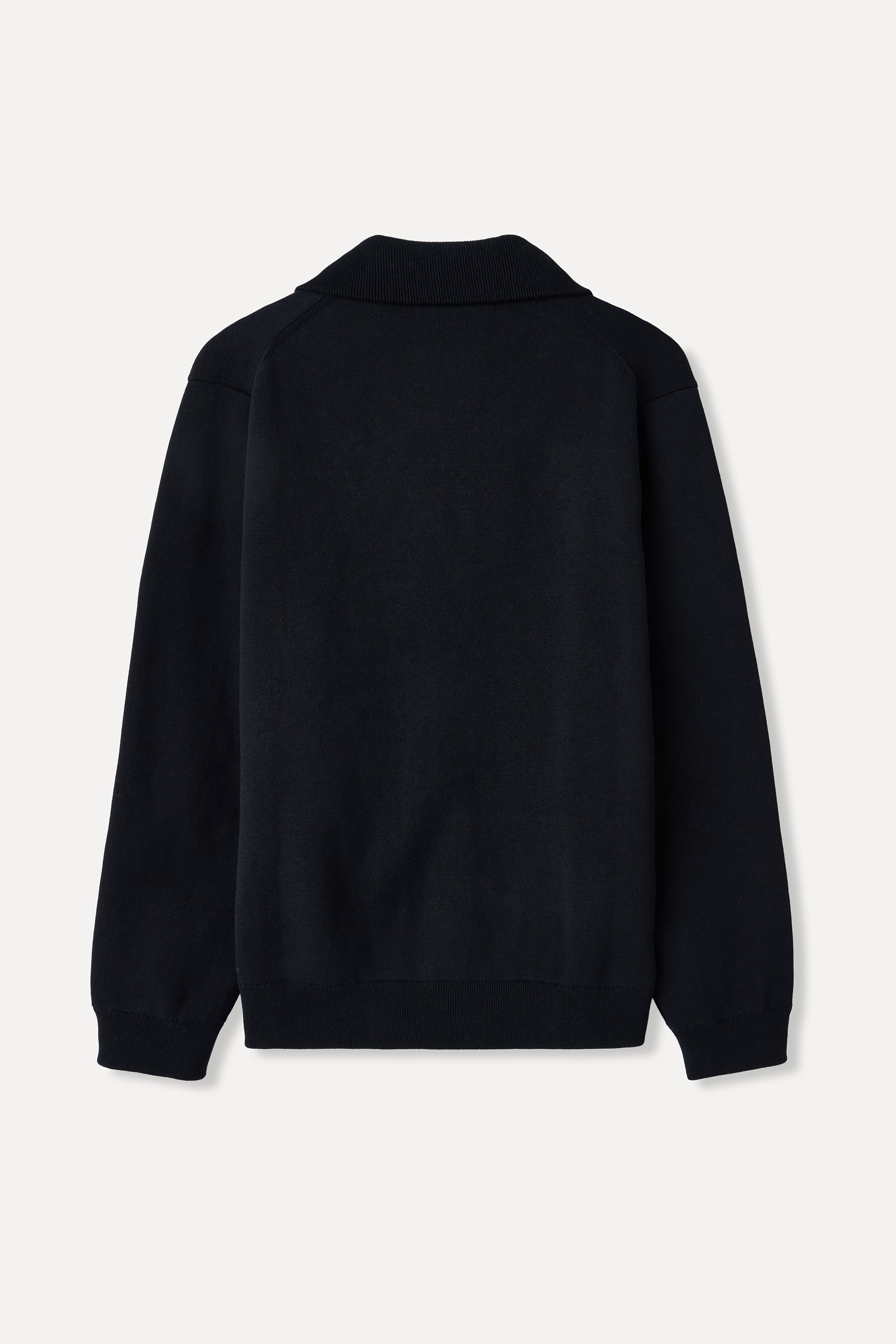 DİK YAKA ÇİFT FERMUARLI HIRKA