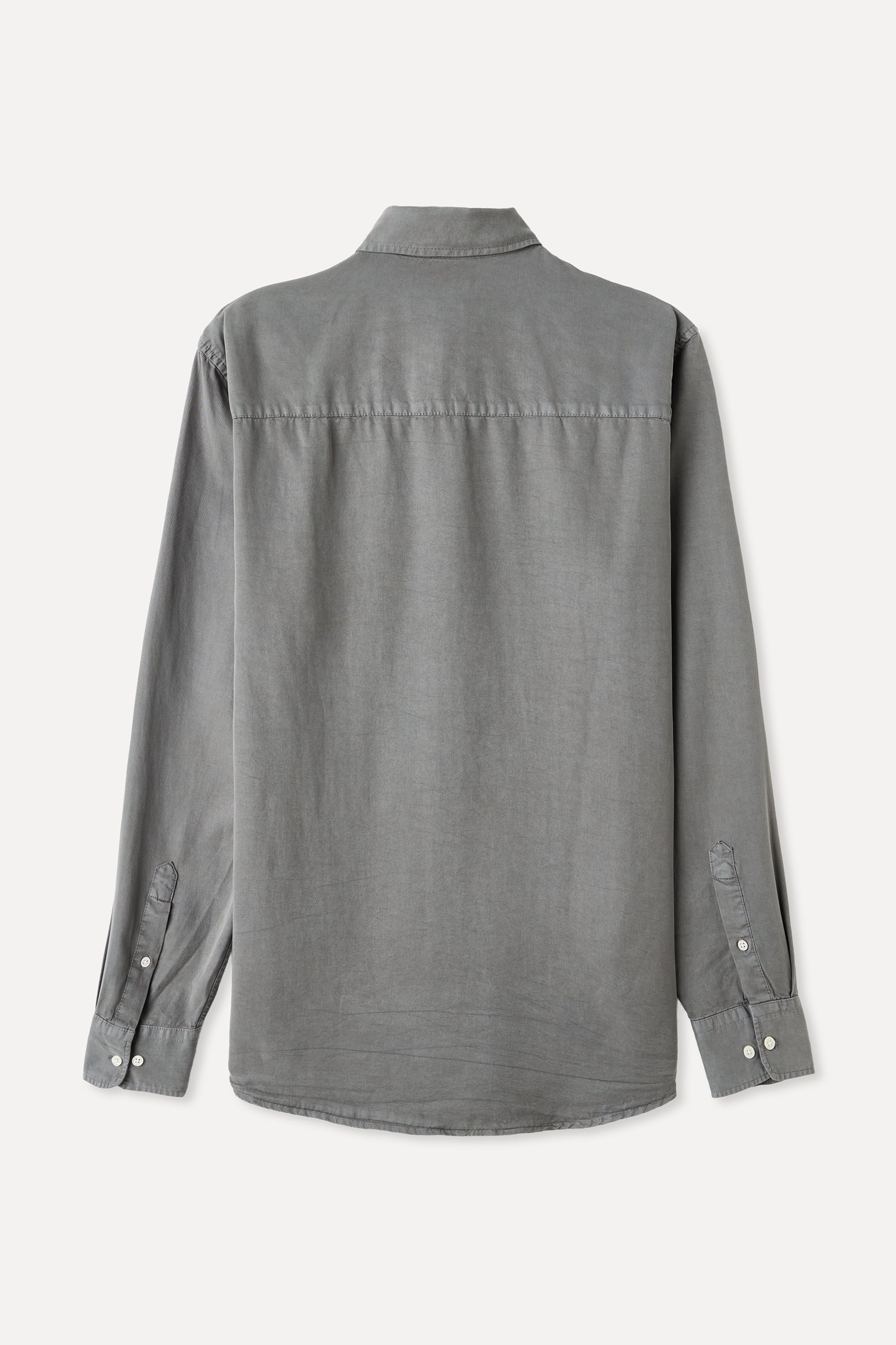 REGULAR FIT UZUN KOLLU LİYOSEL GÖMLEK