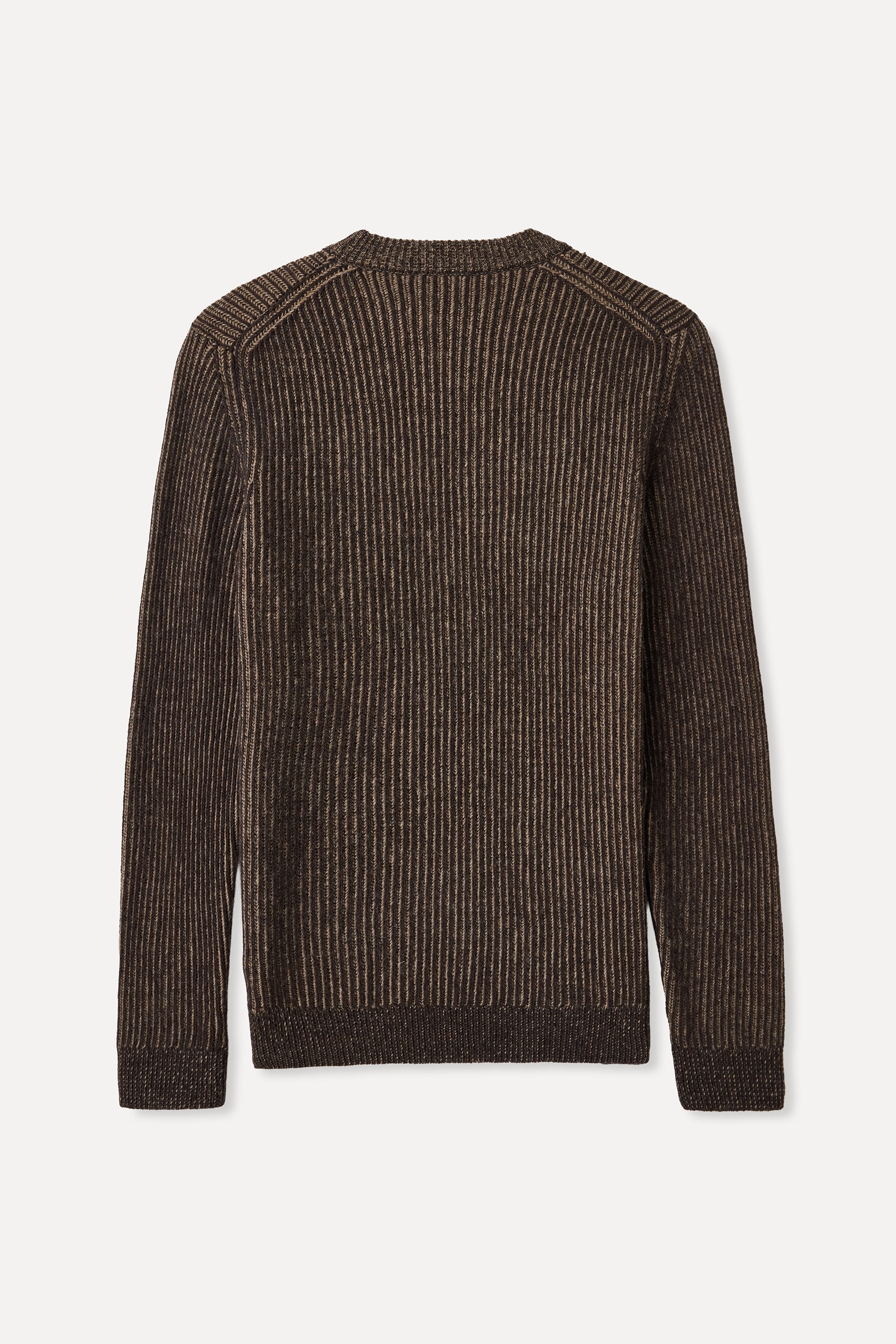 ÇİZGİLİ BİSİKLET YAKA YÜNLÜ KAZAK