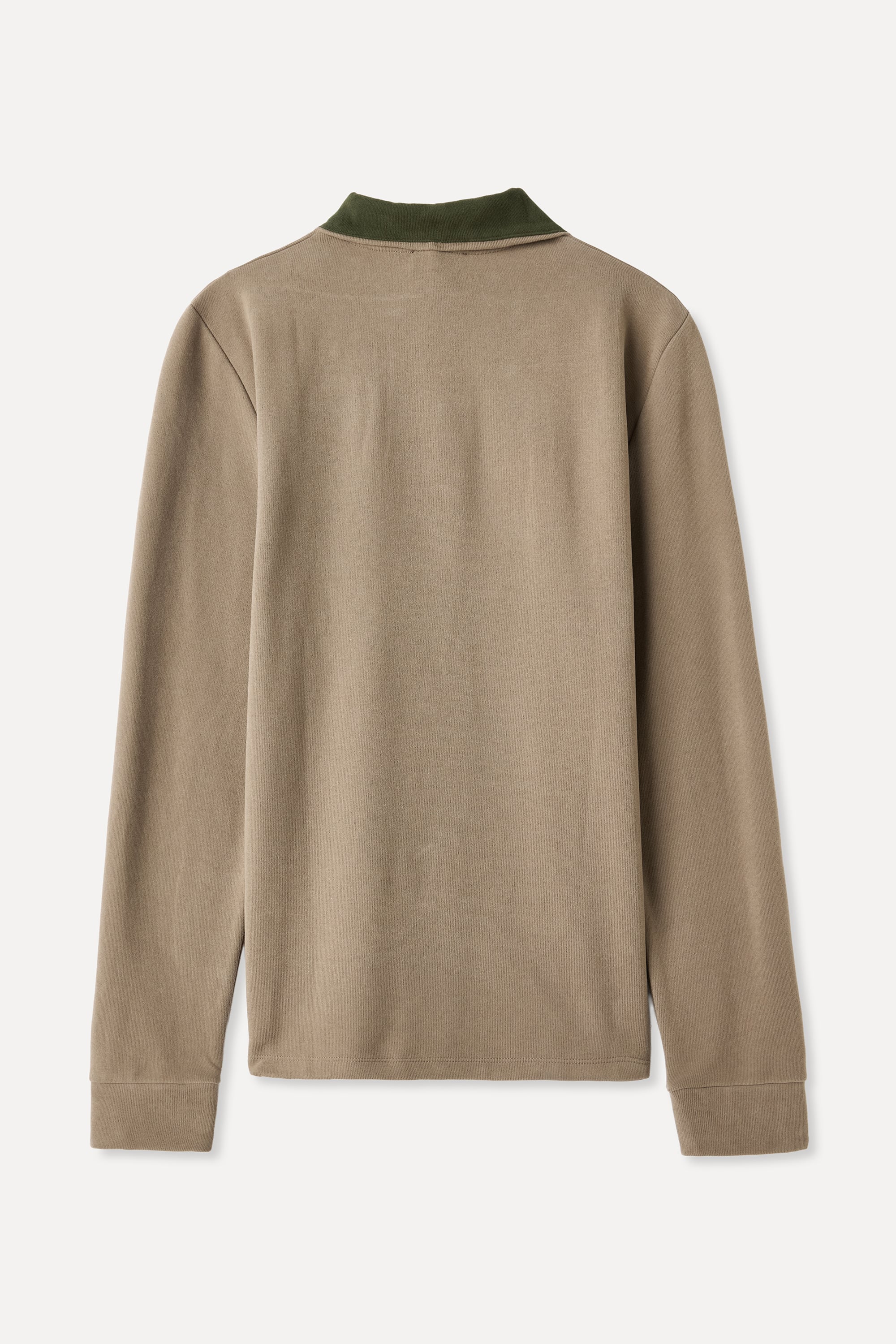 FERMUARLI DİK YAKA SWEATSHIRT