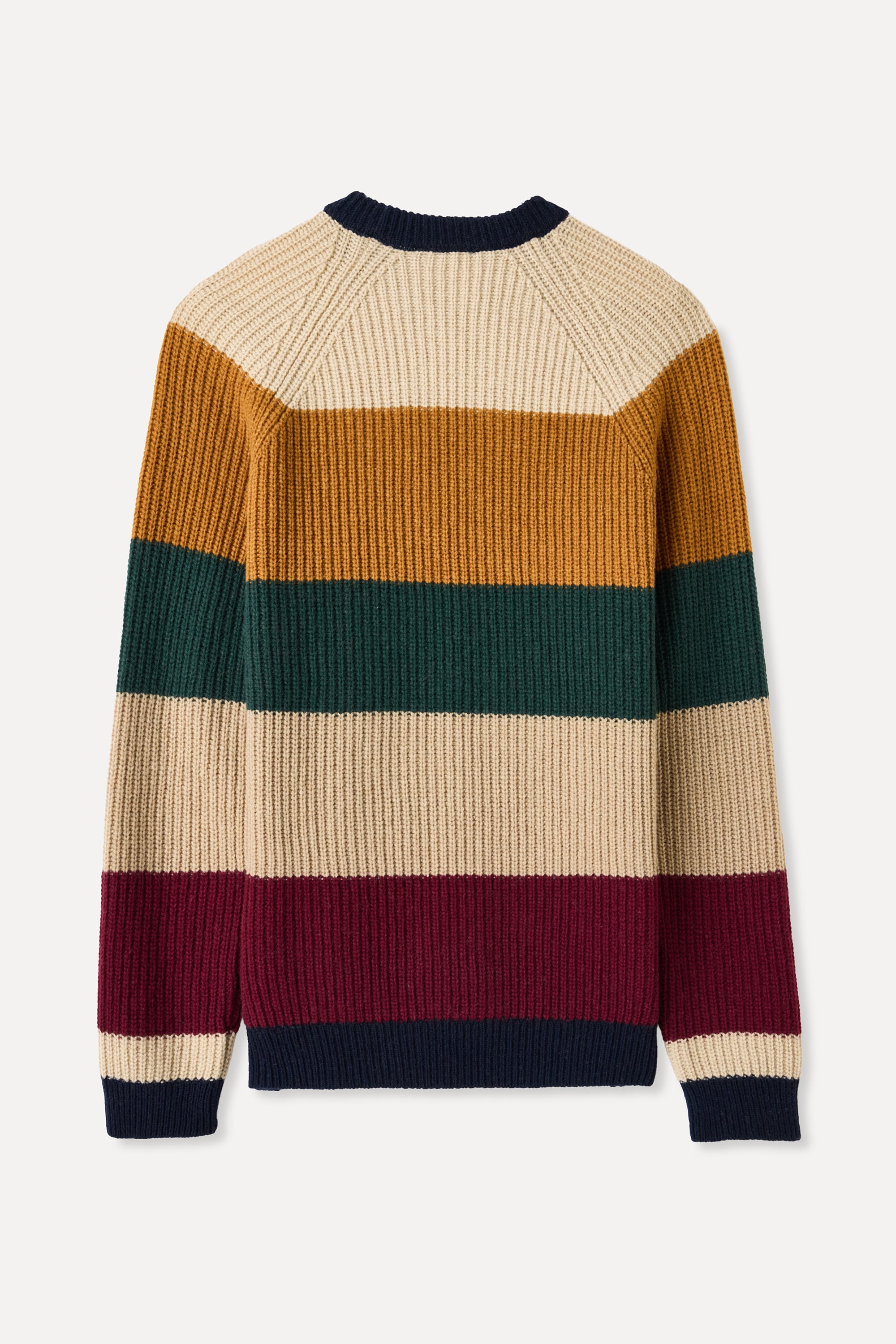 RENK BLOKLU YÜNLÜ KAZAK