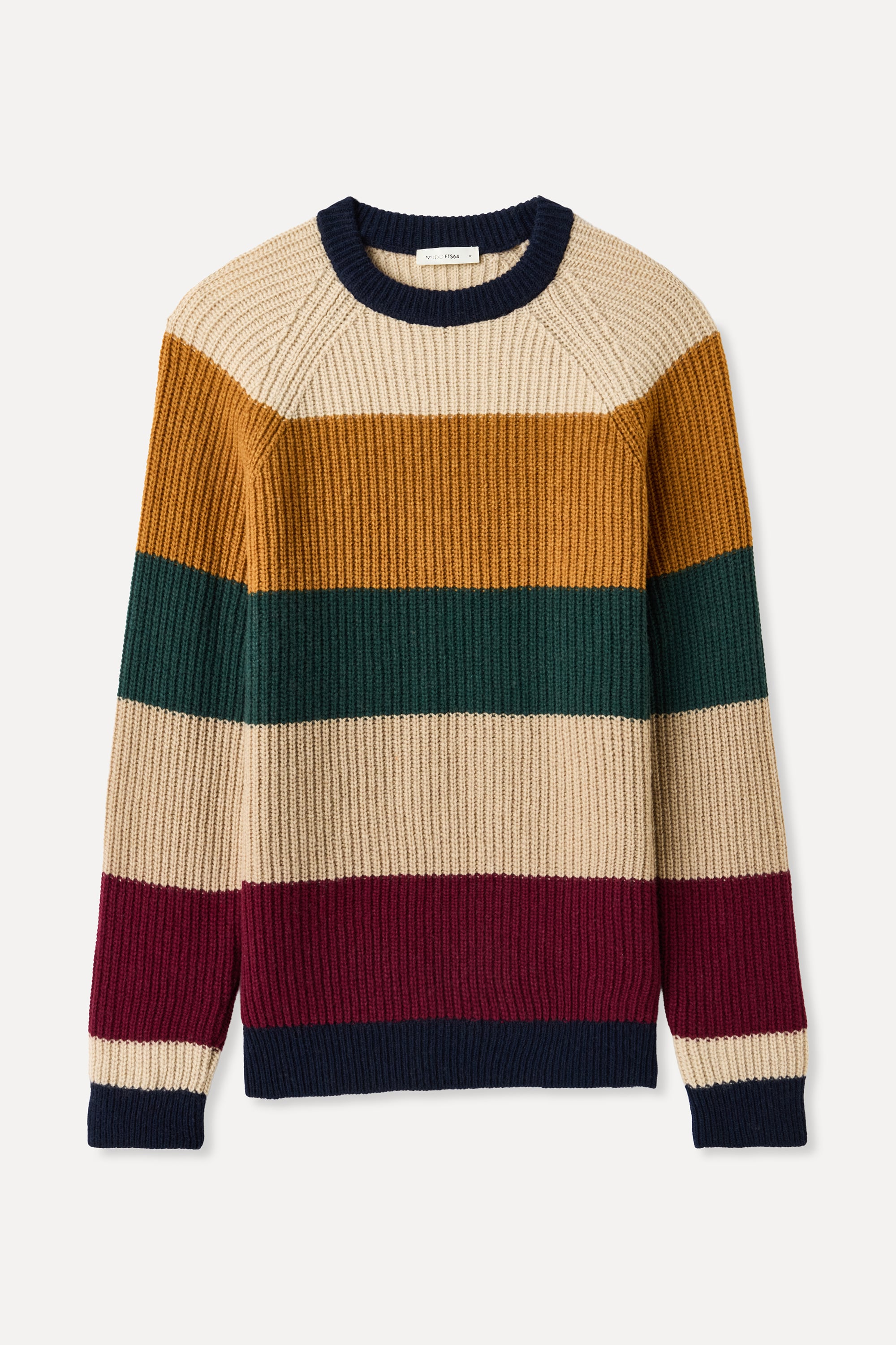 RENK BLOKLU YÜNLÜ KAZAK