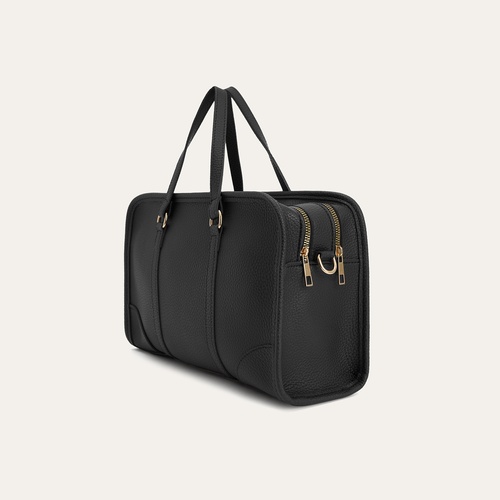 DERİ GÖRÜNÜMLÜ DİKİŞ DETAYLI OMUZ ÇANTASI