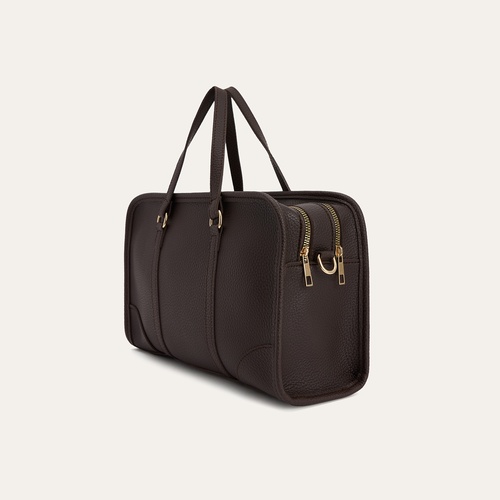 DERİ GÖRÜNÜMLÜ DİKİŞ DETAYLI OMUZ ÇANTASI