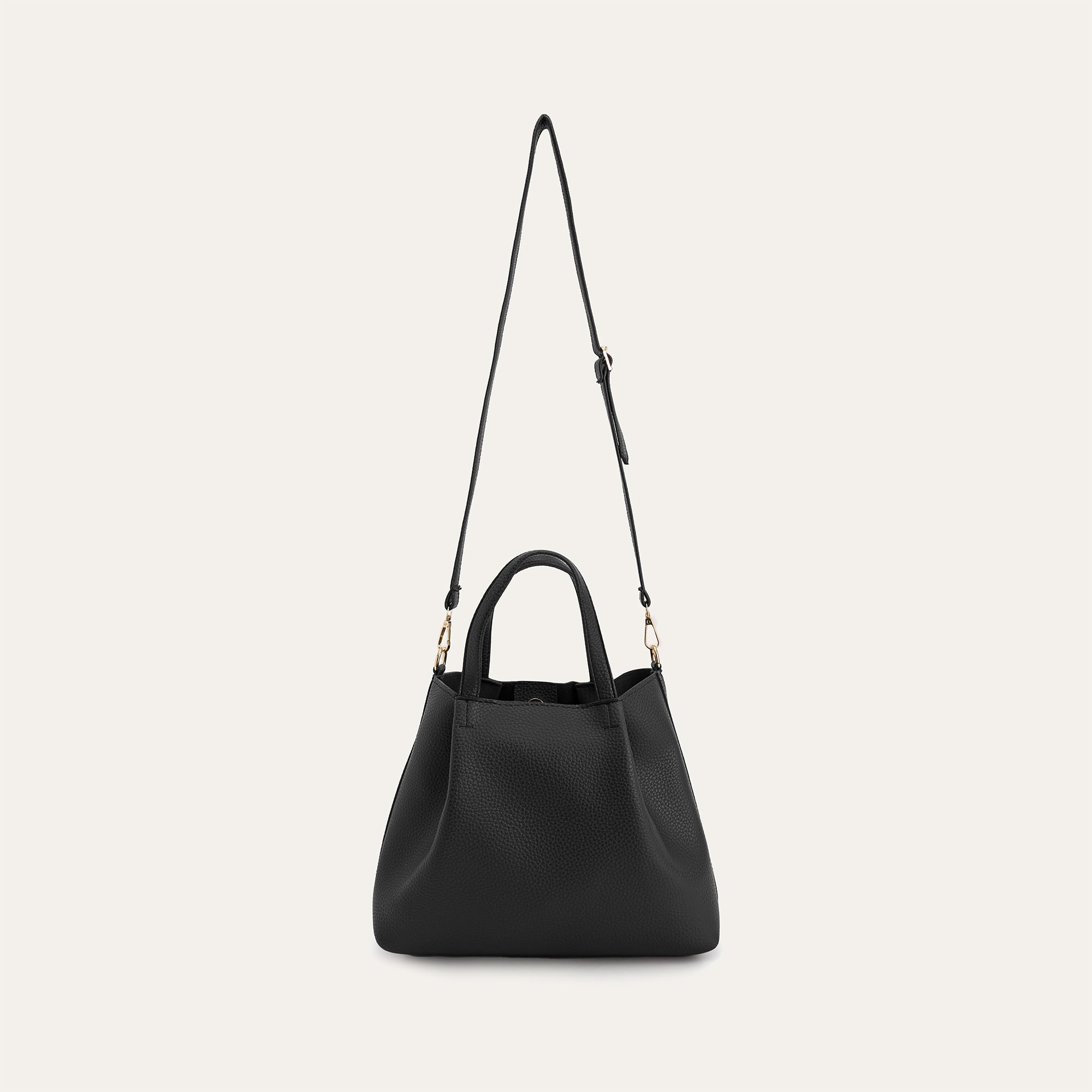 DERİ GÖRÜNÜMLÜ OMUZ ÇANTASI