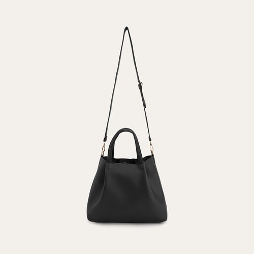 DERİ GÖRÜNÜMLÜ OMUZ ÇANTASI