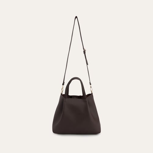 DERİ GÖRÜNÜMLÜ OMUZ ÇANTASI