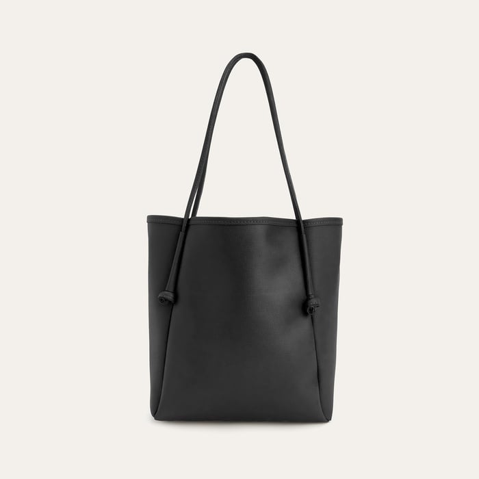 DERİ GÖRÜNÜMLÜ EL ÇANTASI