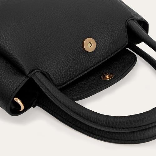 DERİ GÖRÜNÜMLÜ OMUZ ÇANTASI