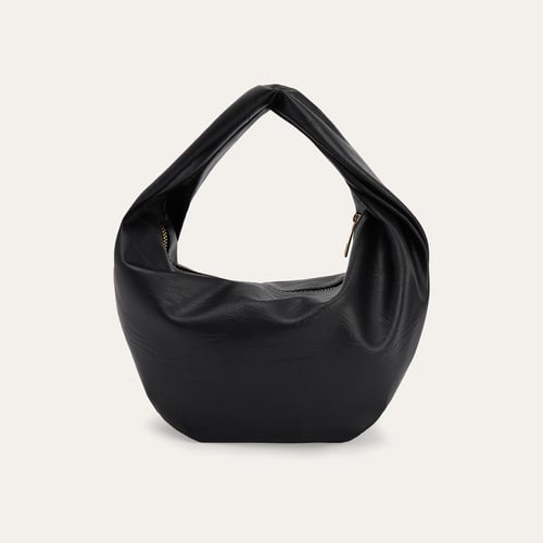 KIRIŞIK DERİ GÖRÜNÜMLÜ EL ÇANTASI