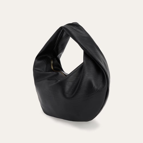 KIRIŞIK DERİ GÖRÜNÜMLÜ EL ÇANTASI