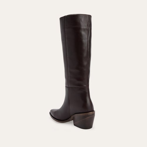 KISA TOPUKLU HAKİKİ DERİ ÇİZME