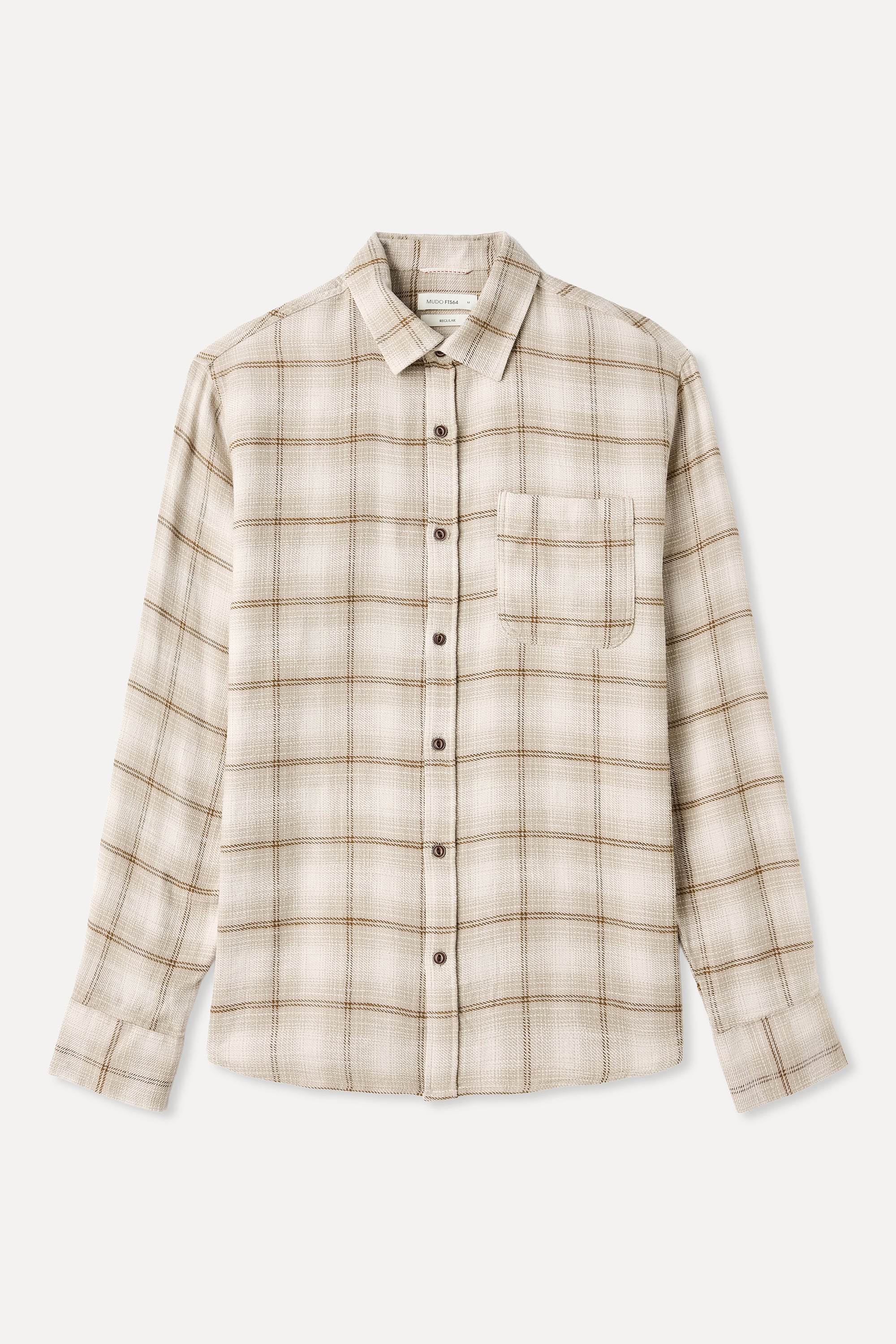 REGULAR FIT EKOSELİ UZUN KOLLU GÖMLEK