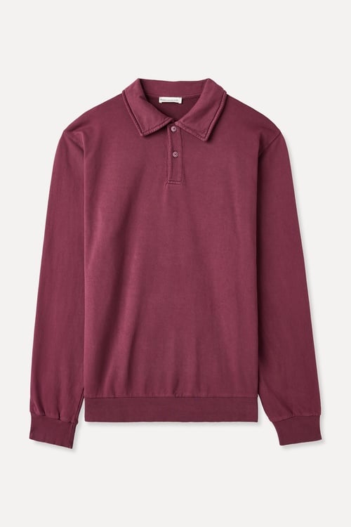 POLO YAKA SWEATSHIRT