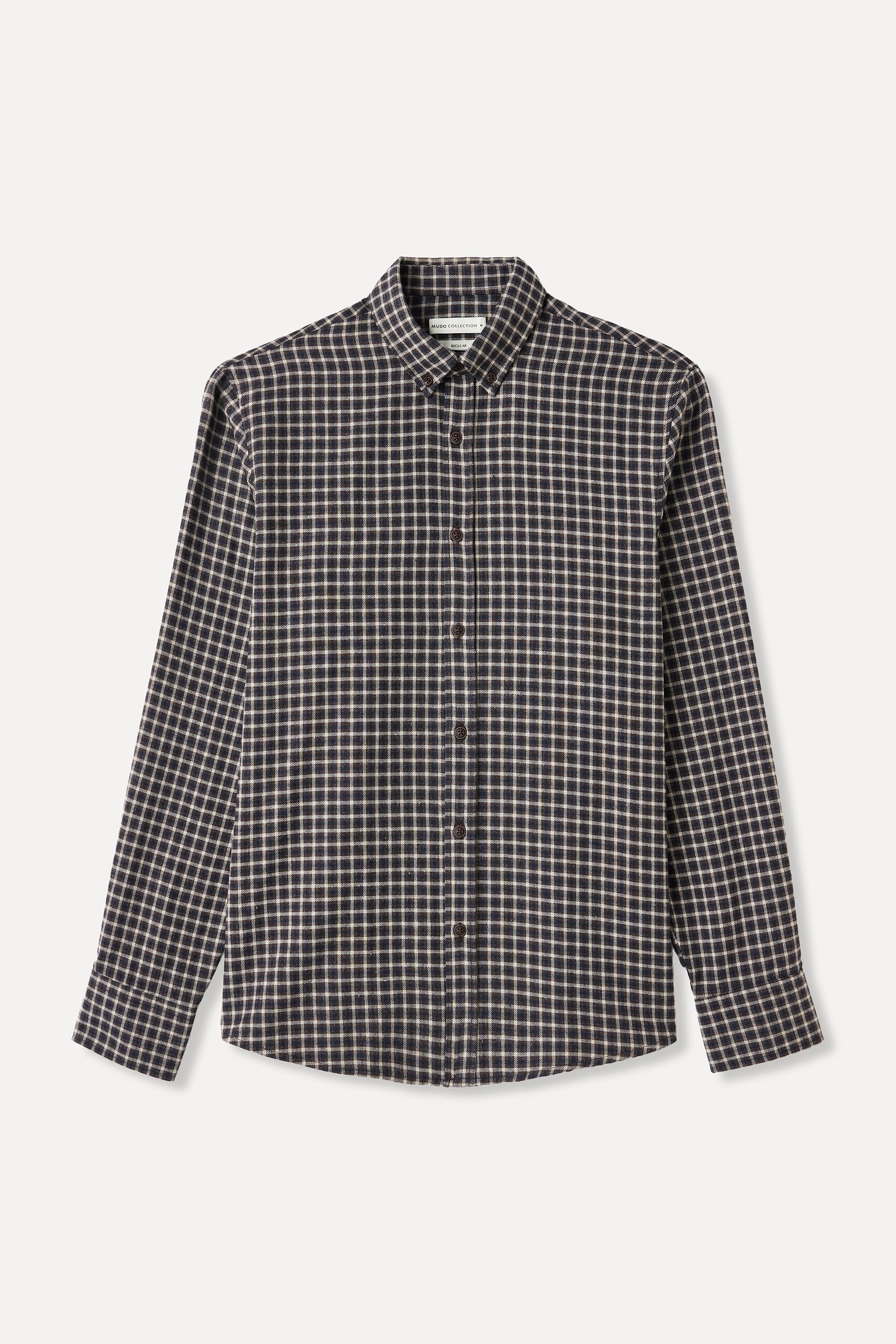 REGULAR FIT EKOSELİ UZUN KOLLU GÖMLEK