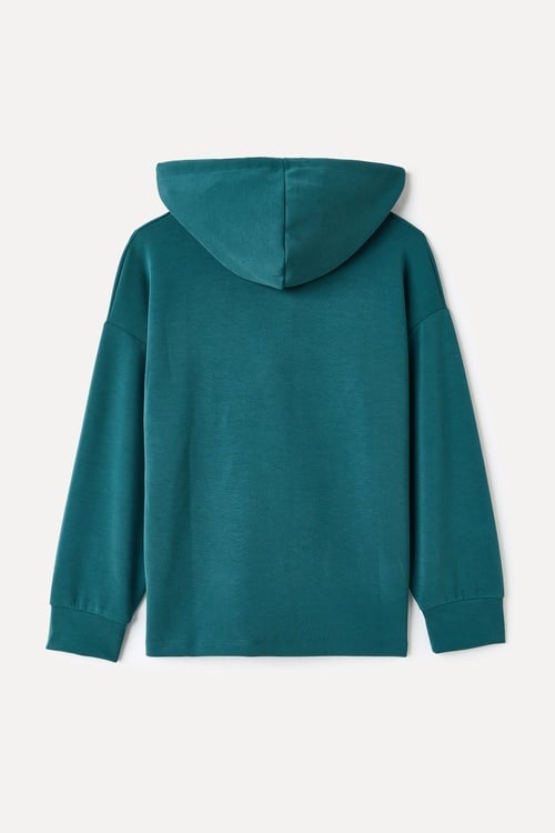 LOOSE FIT MODAL KARIŞIMLI KAPÜŞONLU SWEATSHIRT