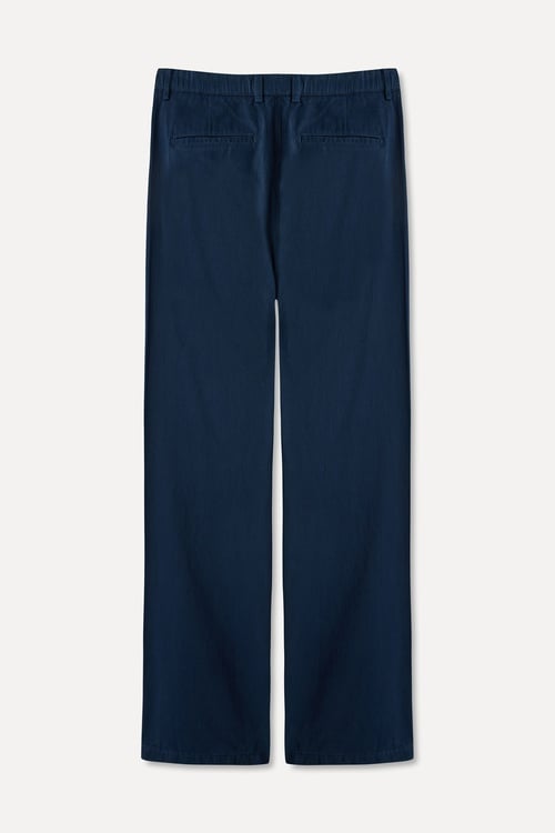 SLIM STRAIGHT FIT BELİ LASTİKLİ PANTOLON